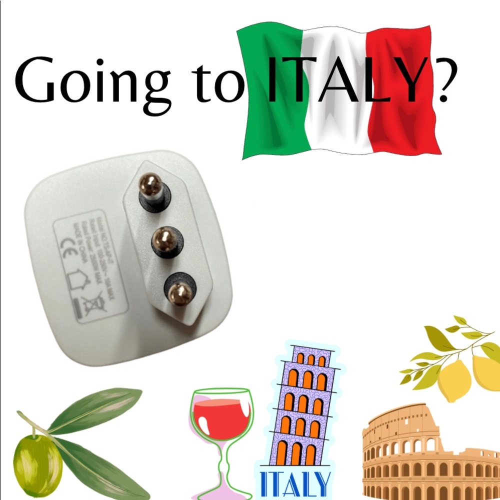 ITALY ✈️📲🔌